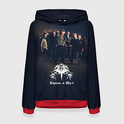Толстовка-худи женская Король и Шут 1, цвет: 3D-красный
