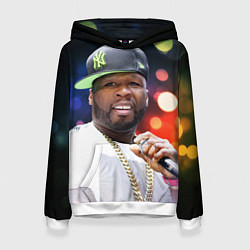 Толстовка-худи женская 50 cent, цвет: 3D-белый