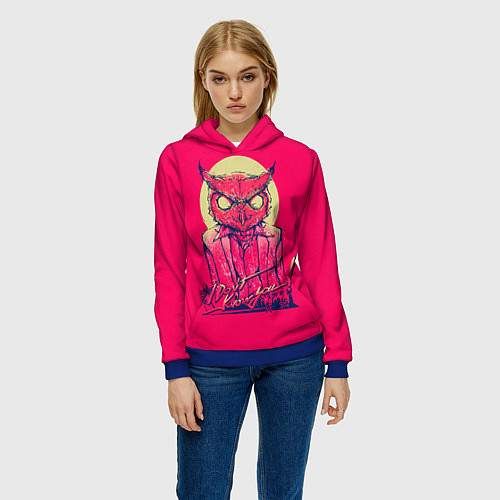 Женская толстовка I don't know you / 3D-Синий – фото 3