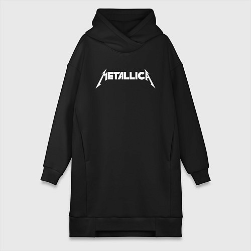 Женская толстовка-платье Metallica / Черный – фото 1