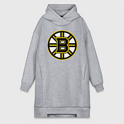 Женское худи-платье Boston Bruins, цвет: меланж