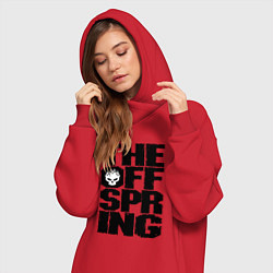 Женское худи-платье The Offspring, цвет: красный — фото 2