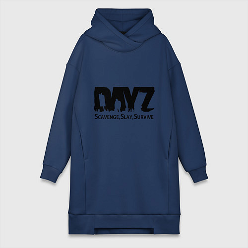 Женская толстовка-платье DayZ: Slay Survive / Тёмно-синий – фото 1