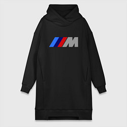 Женское худи-платье BMW M, цвет: черный