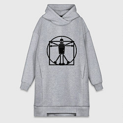 Женское худи-платье Bender da Vinchi, цвет: меланж