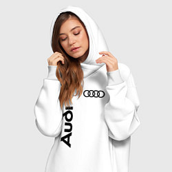 Женское худи-платье Audi Style, цвет: белый — фото 2