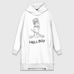 Женская толстовка-платье Bart: Hell Boy