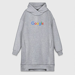 Женское худи-платье Google, цвет: меланж