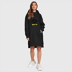 Женское худи-платье Vault-tec, цвет: черный — фото 2