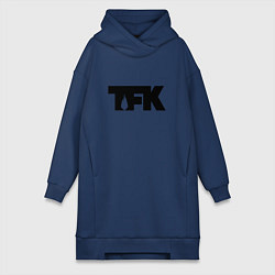 Женская толстовка-платье TFK: Black Logo