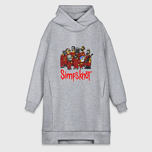 Женская толстовка-платье SimpsKnot / Меланж – фото 1