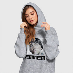 Женское худи-платье Eminem labyrinth, цвет: меланж — фото 2
