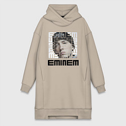 Женское худи-платье Eminem labyrinth, цвет: миндальный