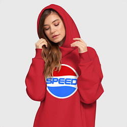 Женское худи-платье Pepsi Speed, цвет: красный — фото 2