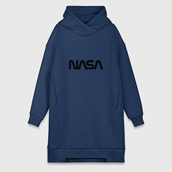 Женское худи-платье NASA, цвет: тёмно-синий
