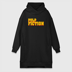 Женское худи-платье Pulp Fiction, цвет: черный