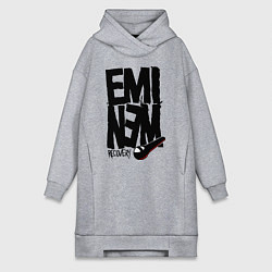 Женское худи-платье Eminem recovery, цвет: меланж