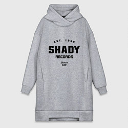 Женское худи-платье Shady records, цвет: меланж