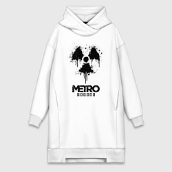 Женское худи-платье METRO EXODUS, цвет: белый