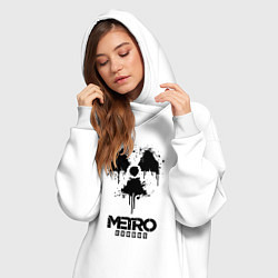 Женское худи-платье METRO EXODUS, цвет: белый — фото 2