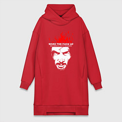 Женское худи-платье SAMURAI KEANU REEVES, цвет: красный