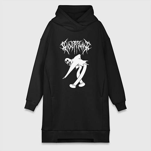 Женская толстовка-платье GHOSTEMANE / Черный – фото 1