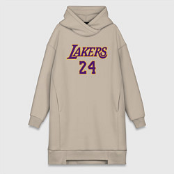 Женское худи-платье Kobe Bryant, цвет: миндальный