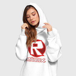Женское худи-платье ROBLOX, цвет: белый — фото 2