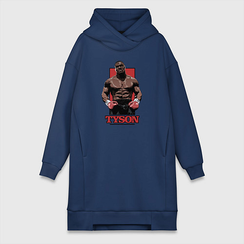 Женская толстовка-платье Tyson / Тёмно-синий – фото 1