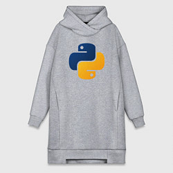 Женское худи-платье Python, цвет: меланж