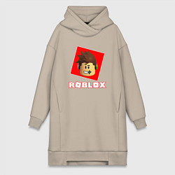 Женское худи-платье ROBLOX, цвет: миндальный