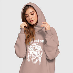 Женское худи-платье Sabaton, цвет: пыльно-розовый — фото 2