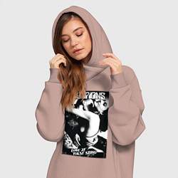 Женское худи-платье Scorpions, цвет: пыльно-розовый — фото 2