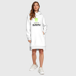 Женское худи-платье MONSTER ENERGY Z, цвет: белый — фото 2