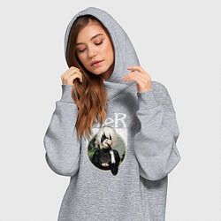 Женское худи-платье Nier, цвет: меланж — фото 2