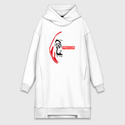 Женское худи-платье La Casa de Papel Z, цвет: белый