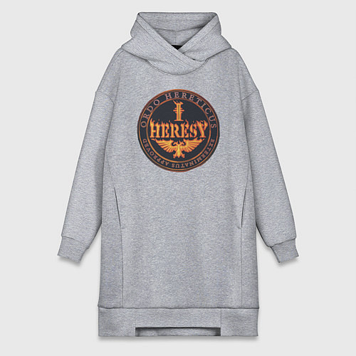 Женская толстовка-платье Ordo hereticus / Меланж – фото 1