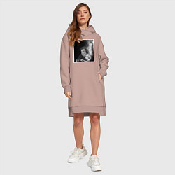 Женское худи-платье MASK, цвет: пыльно-розовый — фото 2