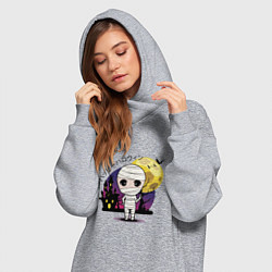 Женское худи-платье Мумия, цвет: меланж — фото 2