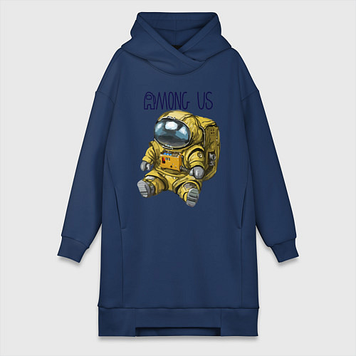 Женская толстовка-платье Among Us / Тёмно-синий – фото 1