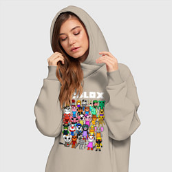 Женское худи-платье ROBLOX PIGGY, цвет: миндальный — фото 2