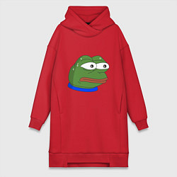 Женское худи-платье Pepe MonkaS, цвет: красный