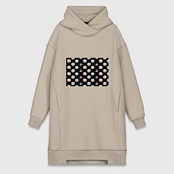 Женская толстовка-платье DMC Pattern