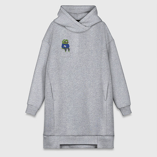 Женская толстовка-платье Pepe Thinking room / Меланж – фото 1