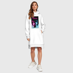 Женское худи-платье DRIVE фильм, цвет: белый — фото 2