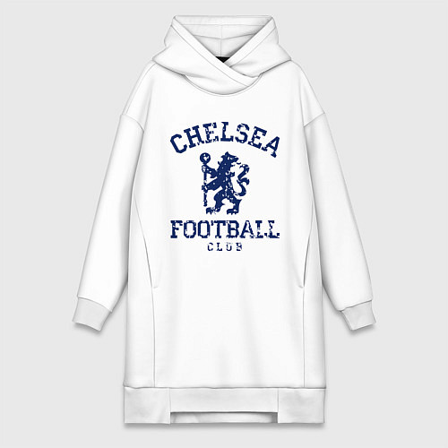 Женская толстовка-платье Chelsea FC: Lion / Белый – фото 1