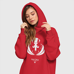 Женское худи-платье Anti-Mage из Доты 2 Magina, цвет: красный — фото 2