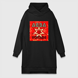 Женское худи-платье ABBA новый альбом Voyage, цвет: черный
