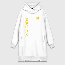 Женское худи-платье WU TANG CLAN LOGO YELLOW, цвет: белый