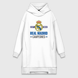 Женская толстовка-платье Real Madrid Реал Мадрид